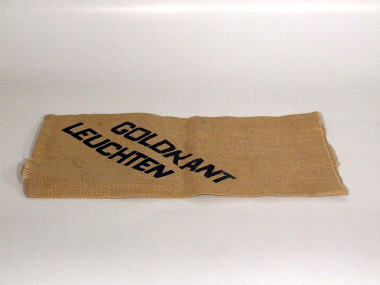 Jute-Sack zur Lampenverpackung