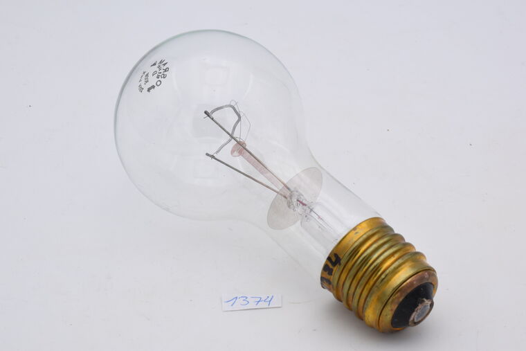 Glühlampe mit Originalhülle