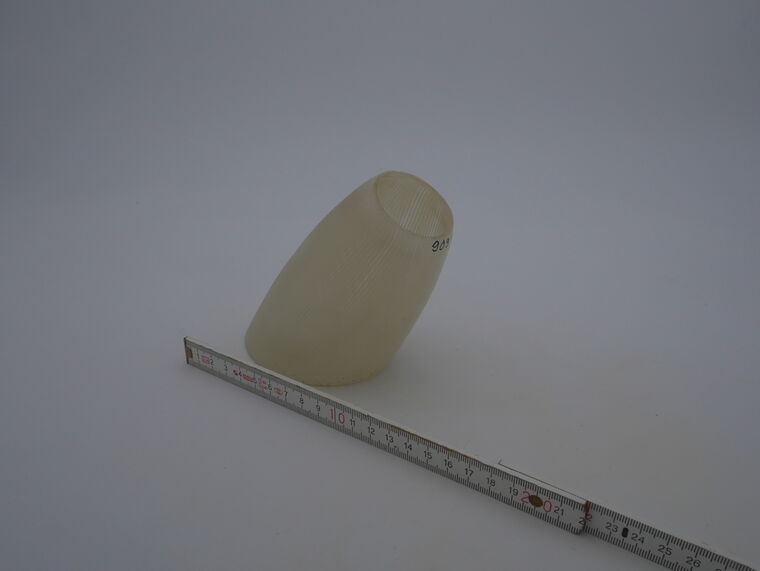 Mattierter Glasschirm