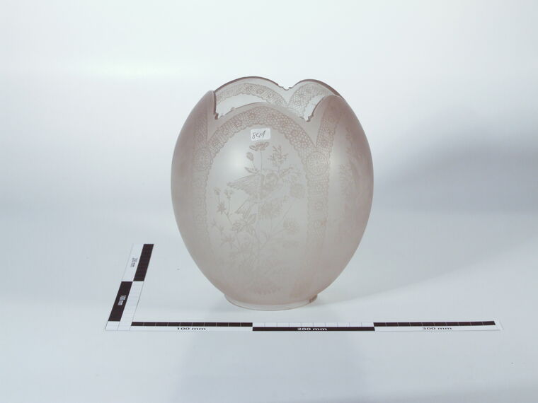 Glaslampenschirm, Tulpenform