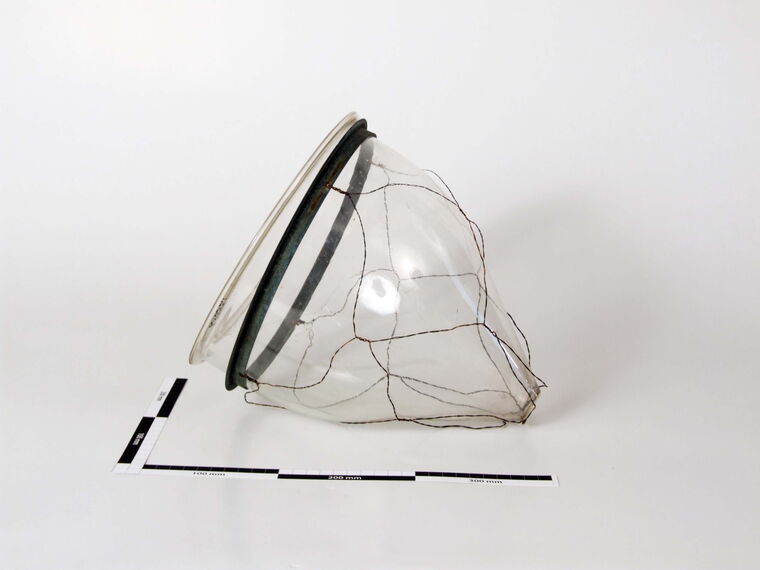 Glasschirm für Petroleumleuchte