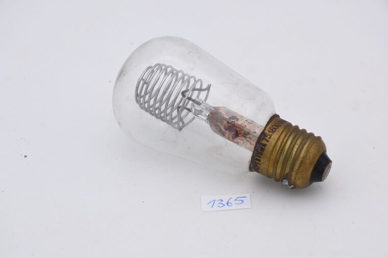 Glühlampe mit Bienenkorb-Glimmdraht