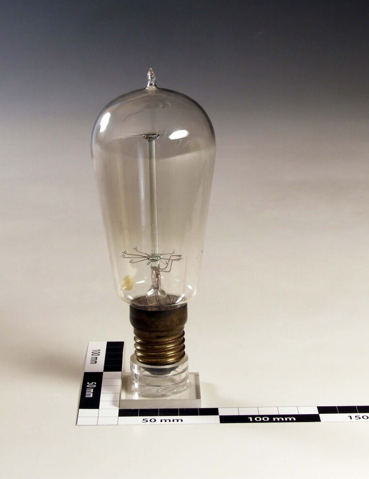 Glühlampe, zylinderförmig