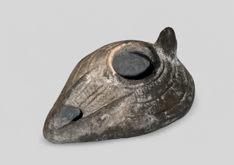 Öllampe in Tropfenform