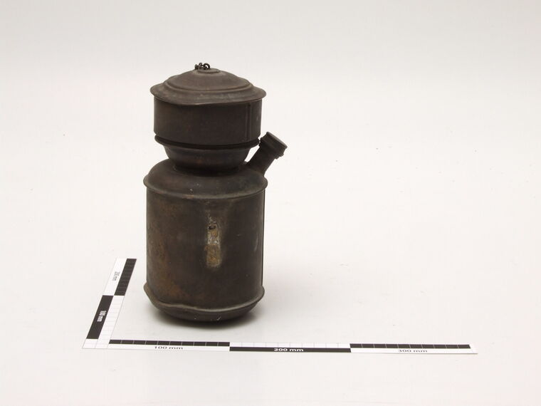 Petroleumlampe aus Messing