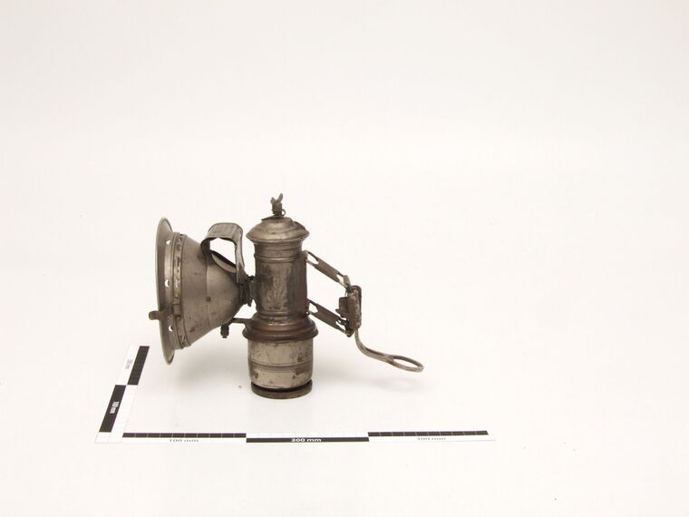 Karbit-Fahrradlampe