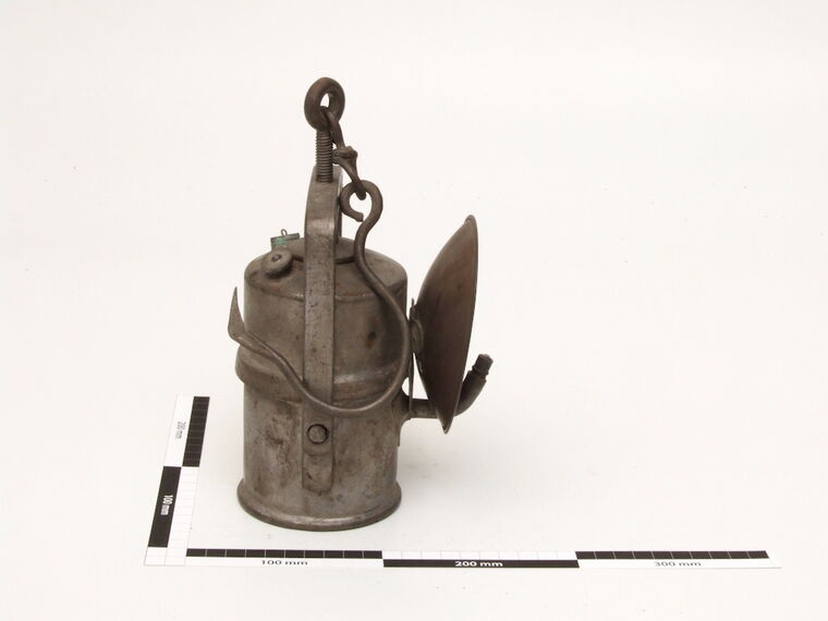 Karbid-Grubenlampe
