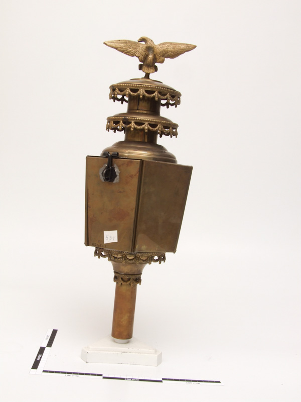 Kerzenwagenlaterne aus Messing